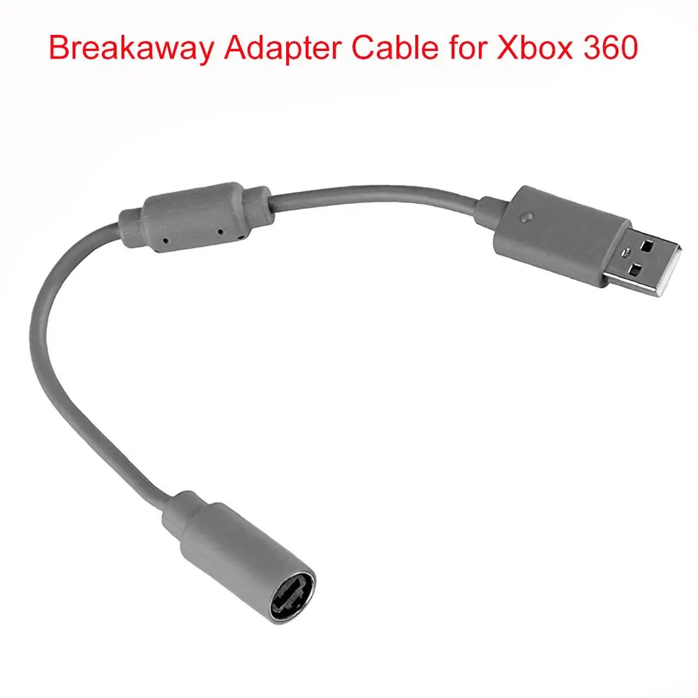 마이크로소프트 Xbox 360 유선 컨트롤러용 교체용 동글 연장 어댑터 분리형 케이블 PC 변환기