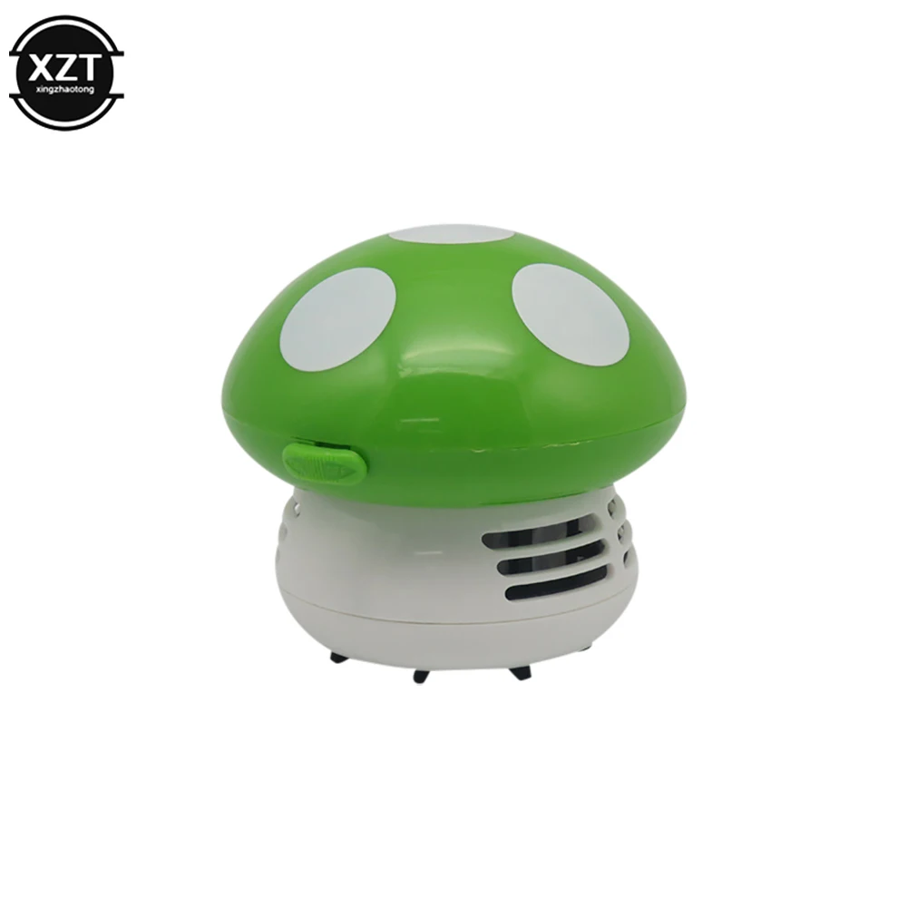 Mini Portable Vacuum Cleaner 6 Colors Cute Mini Mushroom Corner Desk Table Dust Vacuum Cleaner For Car Home Computer Sweeper New