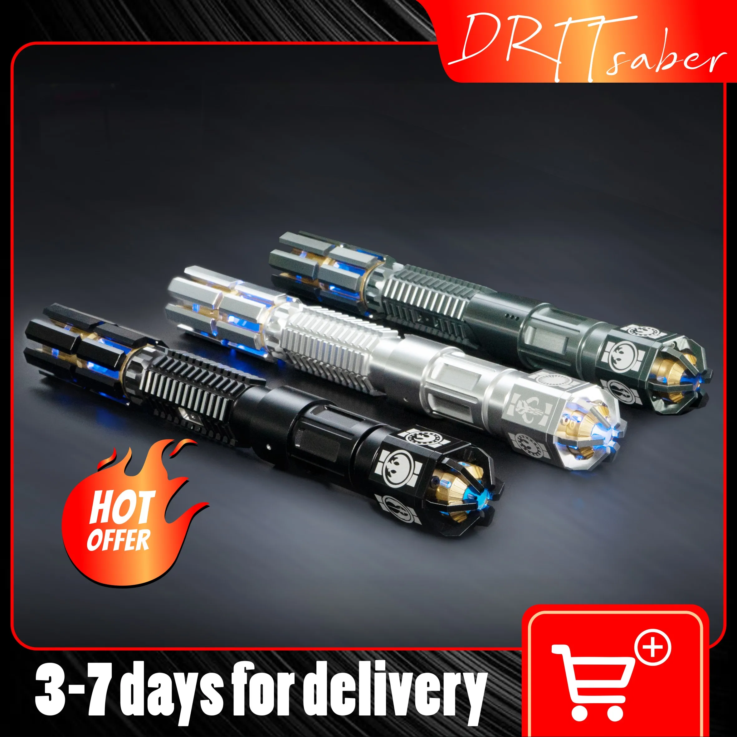 

new pixel Lightsaber Proffie V2.2 board smooth waving, 40 kinds of sound Exquisite design，toy made of metal