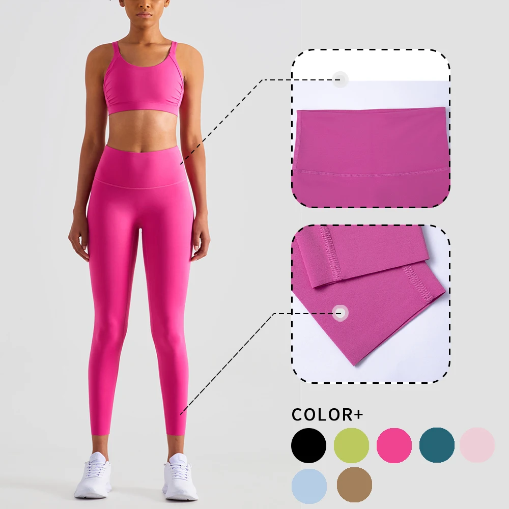 

WISRUNING High Waist Sports Push Up Leggings for Fitness Women Yoga Tights No T-lines Workout Pants Sportswear for Gym Outfit