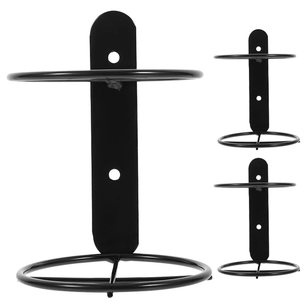 

3 Pcs Wall Hanging Mounted Rack Show Bottle Organizer Iron Racks for Bottles