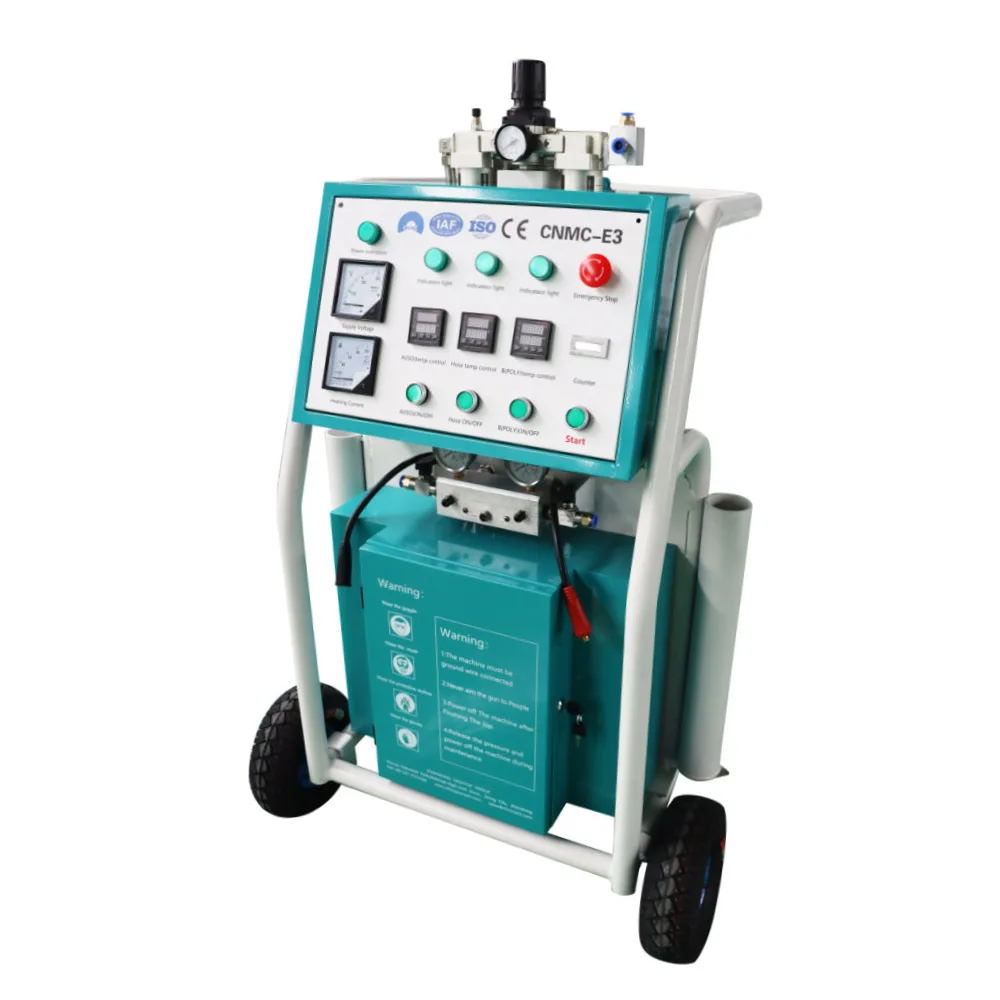 Pu/polyurethane foam spray machine China CNMC E3 110V/220V/380V optional spray machine for sale