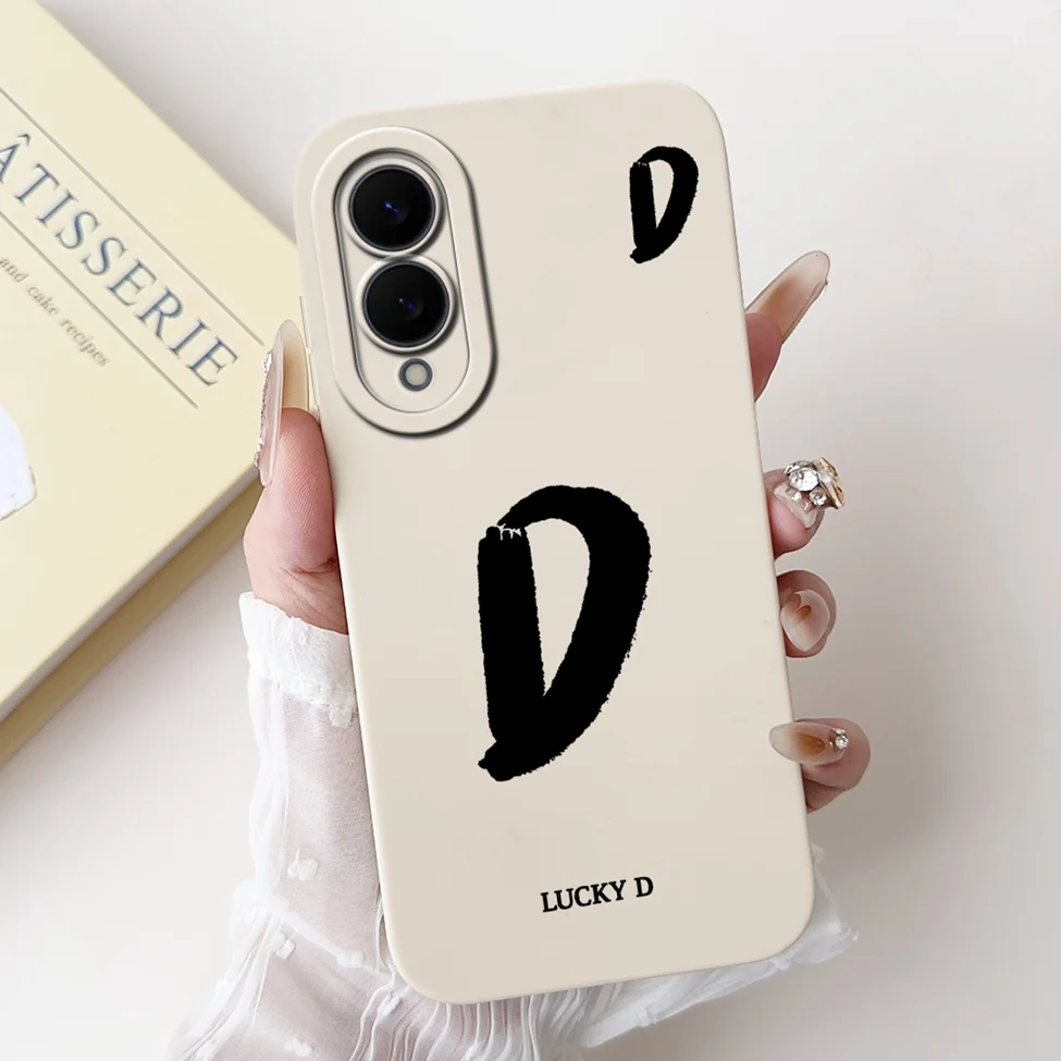 Luxury Crown & Floral Painted Silicone Phone Case - Simple Fashion Letters Design