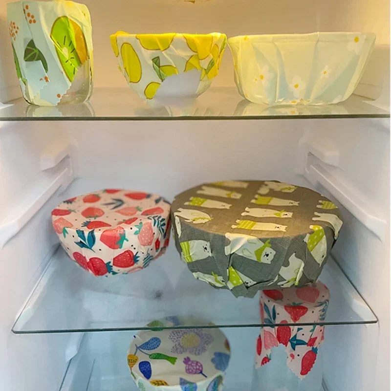 Eco-Friendly Organic Beeswax Food Wrap - Reusable Fresh-Keeping Cloth