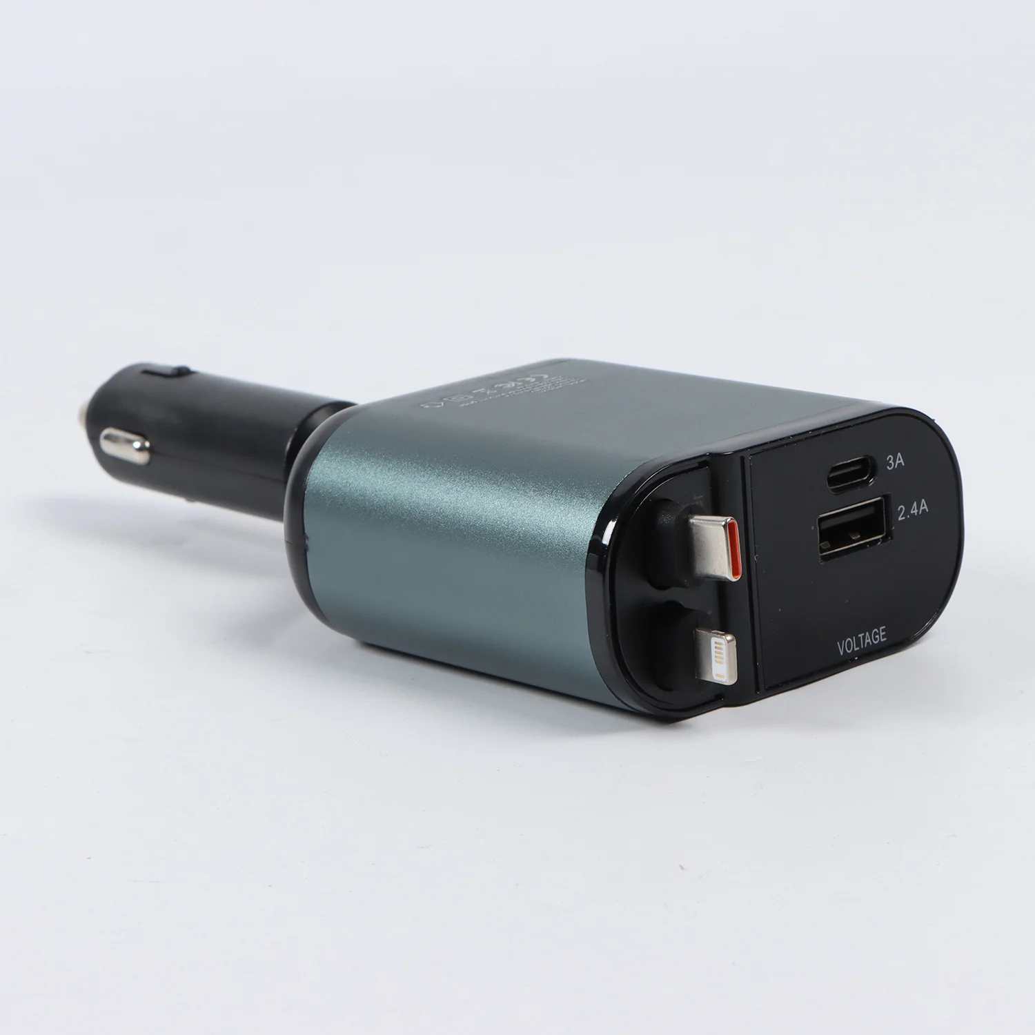 Caricabatteria da auto retrattile da 66 W per iPhone Samsung Google Pixel PD QC3.0 USB C Accessori per auto - Image 6