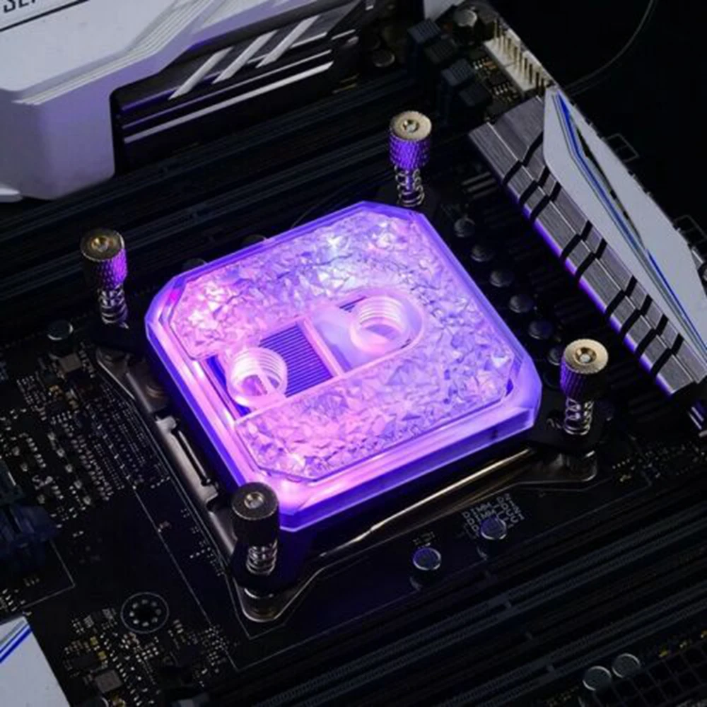 

Блок водяного охлаждения процессора с 5 в RGB подсветкой для AMD AM4 Ryzen 3 5 7 9, медная основа