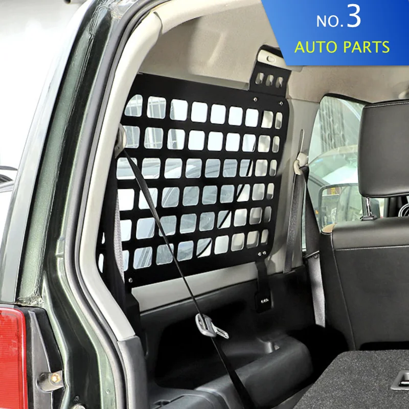WOAFEY 2 pièces Porte-Bagages de Voiture pour Suzuki Jimny 2019 2020  Alliage d'aluminium Auto Coffre étagère Support de Rangement Porte-Bagages