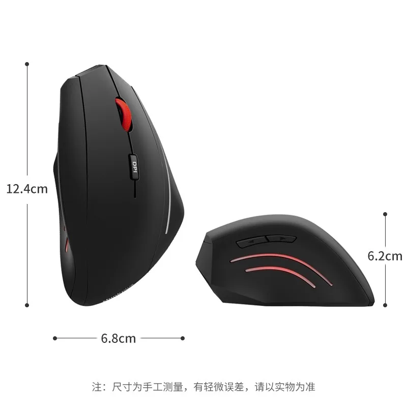 Lenovo-mouse Vertical Thinkplus sem Fio Thinkpad Ergonômico Grande Mão Escritório - Imagem 5