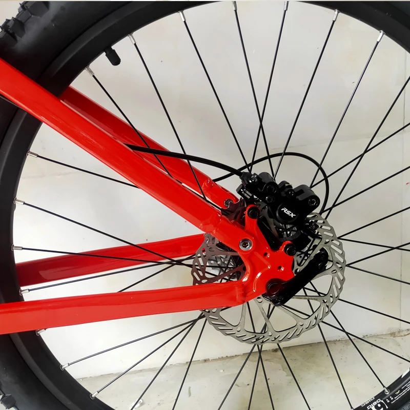 Kalosse Aluminum Alloy 26 Inches Mountain Bike 24 Speed 26*17 Mountain Bicycle Hydraulic Brakes