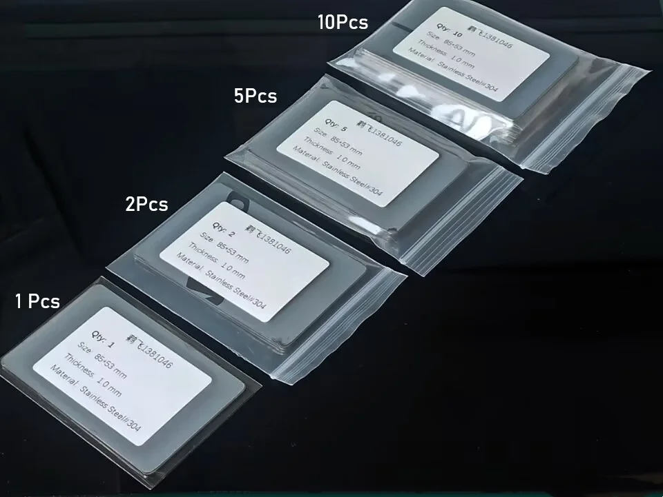Business Cards Thickness 1mm Double Sided Mirror Finish Stainless Steel business cards