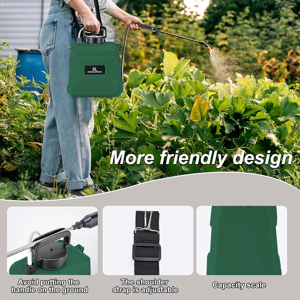 Automatic Garden Water Sprayer 5L Shoulder Pesticide Sprayer
