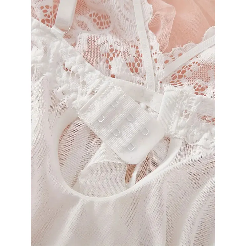 Ice Silk Thin Halter Sexy Women nightgowns Women nightdresses Women pajamas Sleeping dress Women lingerie set Lingerie Pajamas Lace Nightdress And Thong Sets Plus Size Nightwear Women Underwear Sleepwear Transparent Dress