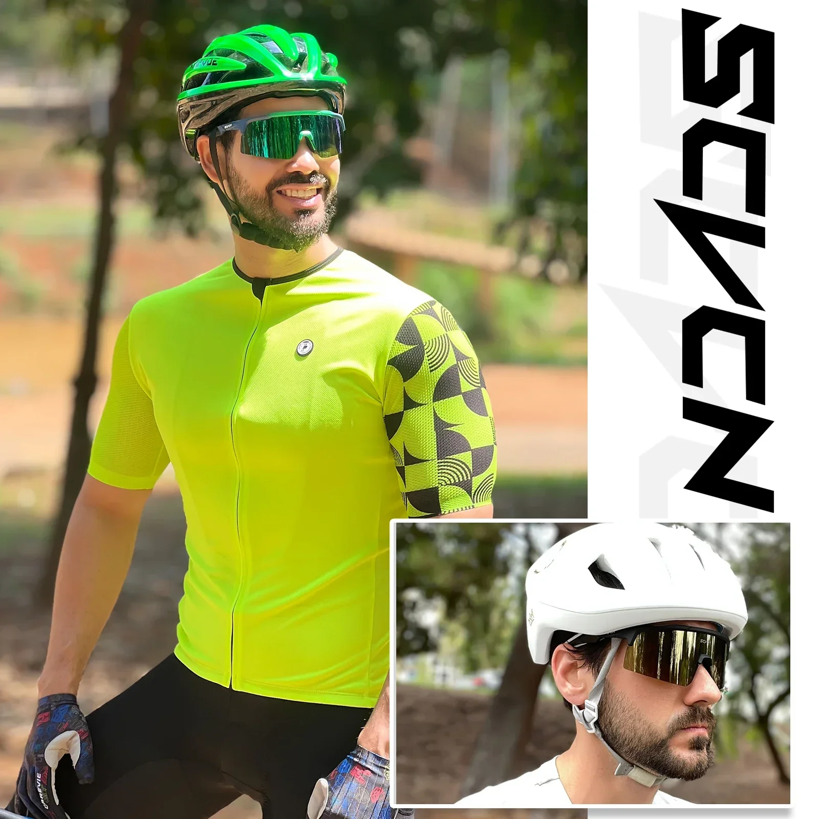 Scvcn Cycling Glasses Sunglasses for Man Bike Glasses UV400 Rosd Speed Bicycle Eyewear MTB Outdoor Woman Polarized Goggles