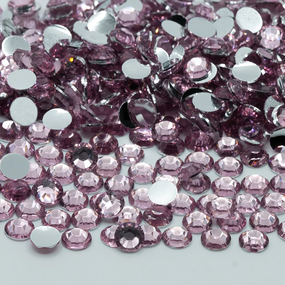High Transparent Flat-Bottom Resin Diamonds for Nail Art and Jewelry Crafting