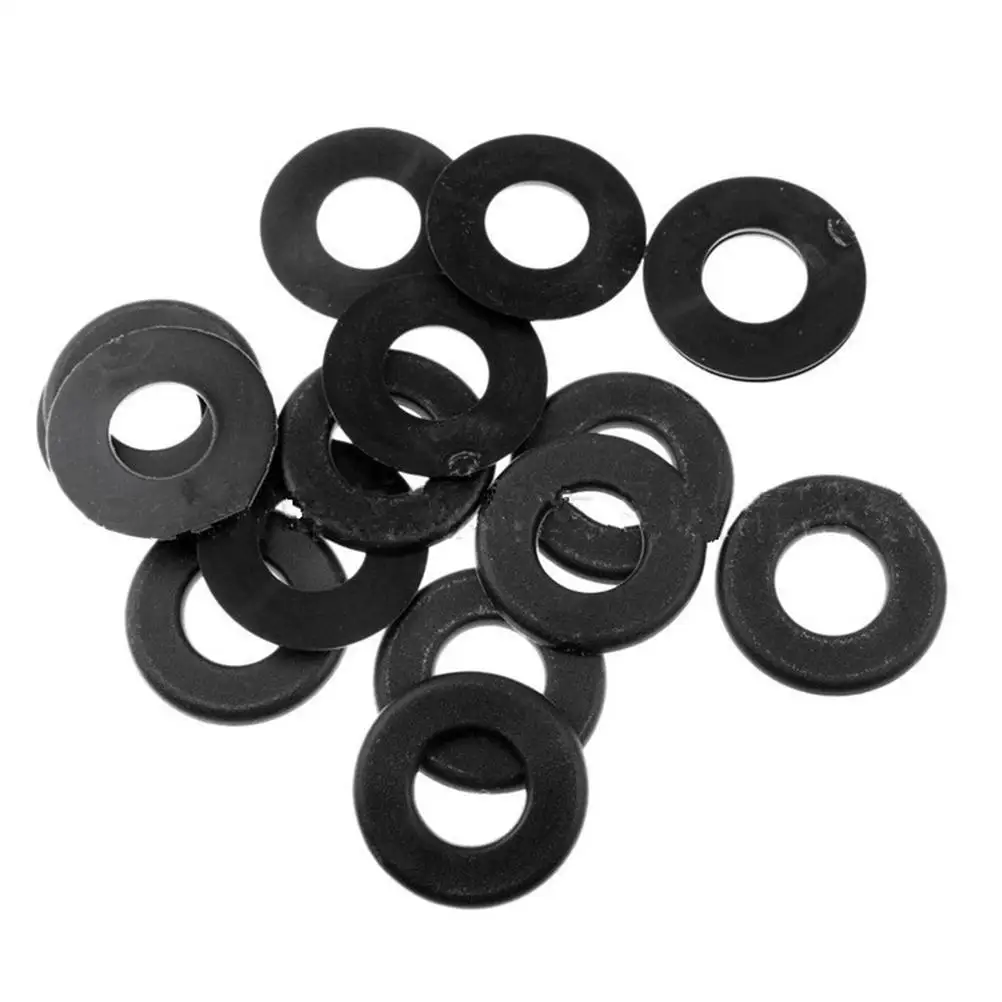 Pvc Washers Foosball Machine Accessories Table Football Replacement Parts Black Rod Bearings Soccer Tables Entertainment 16Pcs