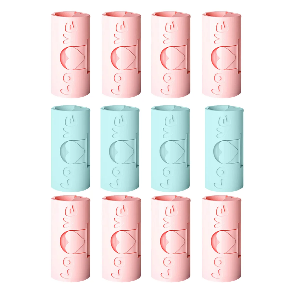 

12 Pcs Sheet Holder Windproof Quilt Fixer Non-slip Sofa Mat Clips Abs Food Bag Sealing Clamps