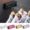Home 4M steel wire Invisible Wall Hanger Indoor Retractable Solid Clothesline Retractable Clothesline clothes dryer 1