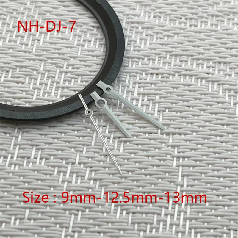 Watch Accessories Polished Silver No Lume Baton Style Needles Watch Pointer NH35 Hands Set Datejust Mod Replacemet Watch Accessories