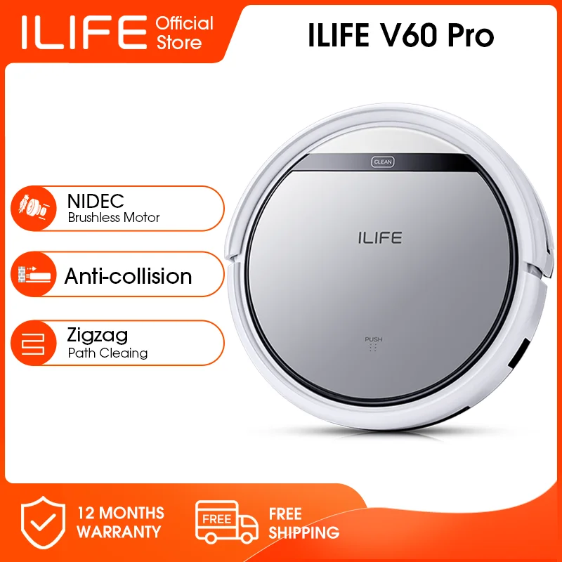 Ilife V60 Pro Robot Vacuum Cleaner 