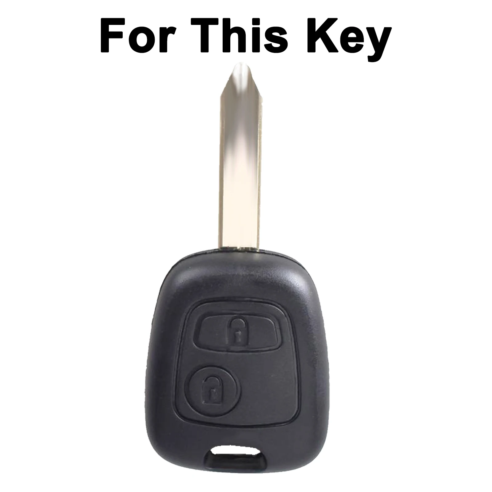 Silicone Key Cover Shell Case For Peugeot 107 206 307 207 406 408 Citroen C1 C2 C3 Berlingo Picasso Xsara Picasso Toyota Aygo key case,key case cover