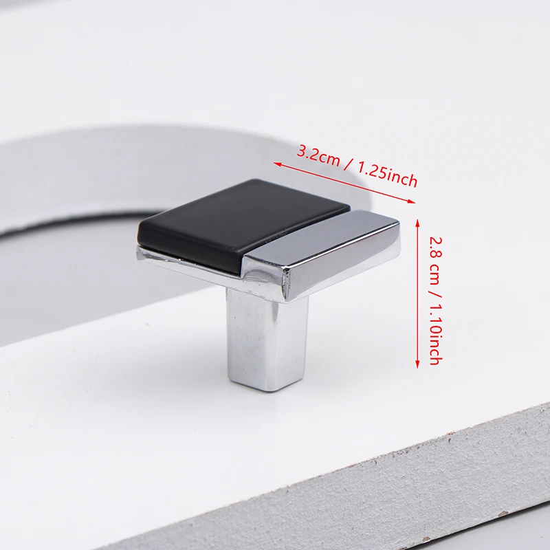 Description Picture 2 of itemModern Gold Black Chrome Kitchen Handle Zinc Alloy Cabinet Knobs And Handles Drawer Knobs Pulls Furniture Handle Door Hardware