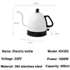 1000W Electric Kettle Household Coffee Pot Teapot 304 Stainless Steel Quick Kettle Kitchen Tool Automatic Power Off 800ml 6