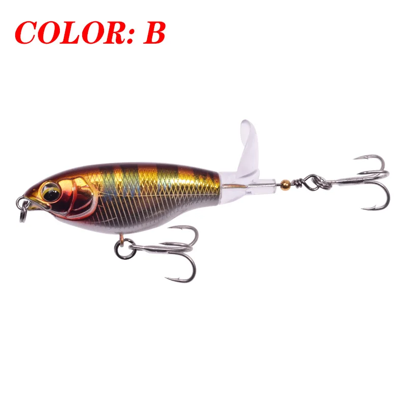 heddon Whopper Plopper 75mm 6.5g Topwater Bass Lure With 3d