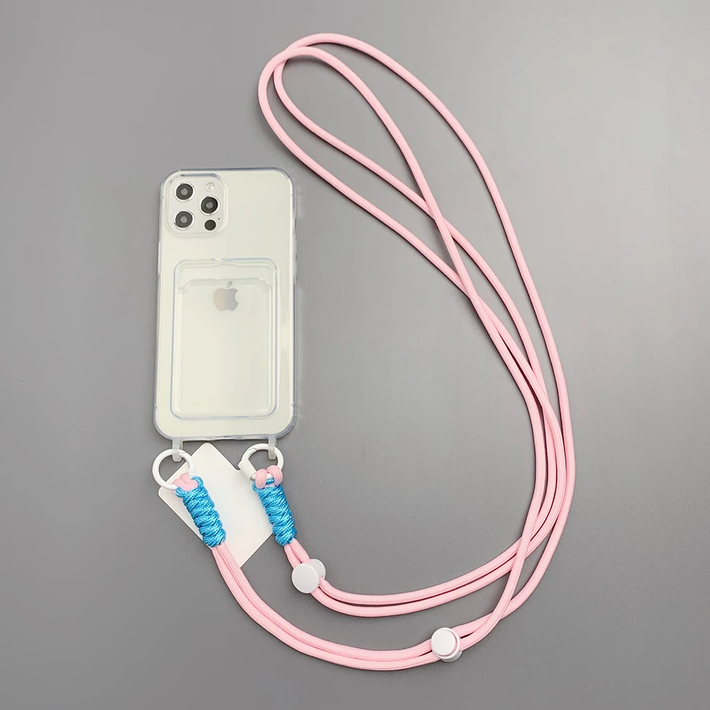 thumbnail image 1 of Cordón cruzado, correas para los hombros, llavero, cuerda trenzada ajustable para iPhone 11, 12, 13, 14, 15 Pro Max, 7, 8 Plus, X, XR, XS Max, fundas, 1 of 5