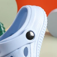 Childrens Sandals Summer Casual EVA Lightweight Outdoor Handmade DIY Baby Shoes Anti-Slip Thick Sole Beach Slides Garden Shoes 6