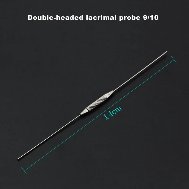 Double-head lacrimal probe microscopy instrument probe needle ophthalmology microscopic instrument flushing lacrimal probe 5th-1