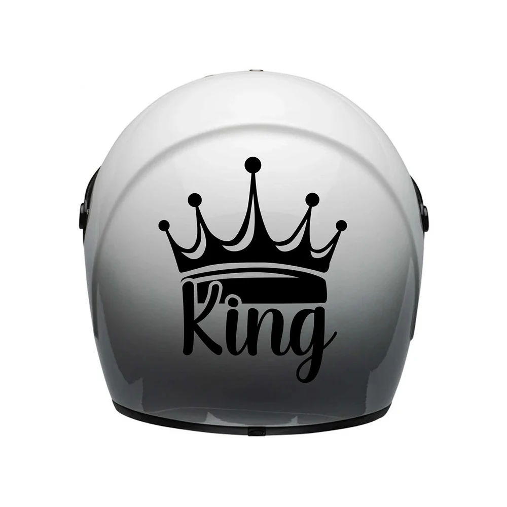 Motor Helmet Sticker king Vinyl Decals For Motorcycle Helmet Decal Decor Royal Stickers