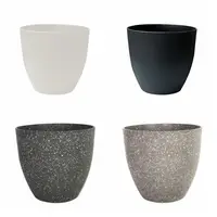 Frosted Imitation Stone Flower Pots Gardening Flowers Green Plant Pots European Style Thickened and Durable Plastic Flower Pots 5