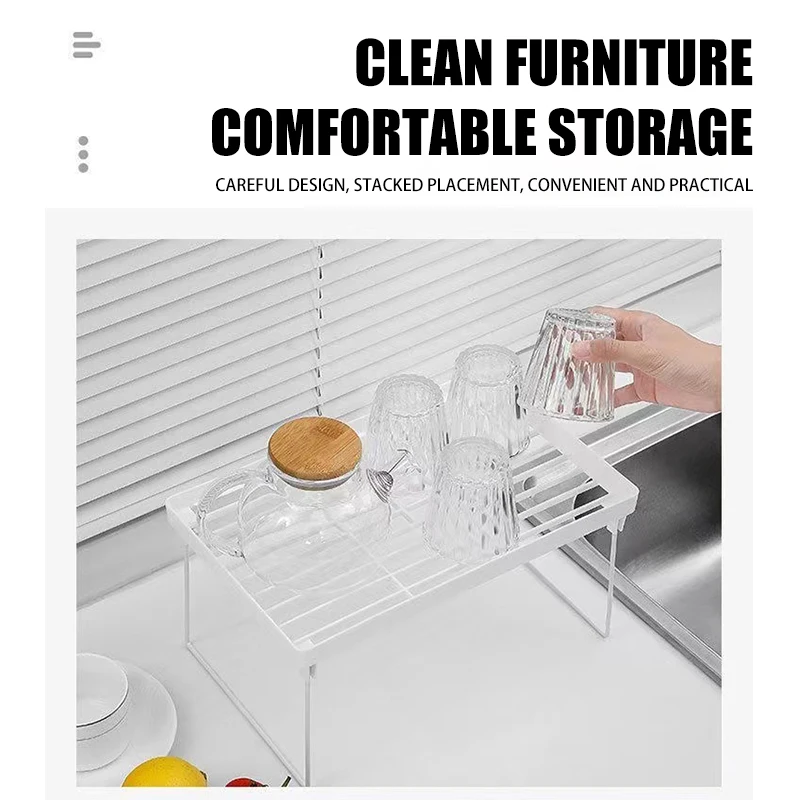 Storage-Rack-Bathroom-Storage-Kitchen-Item-Sorting-Rack-Foldable ...