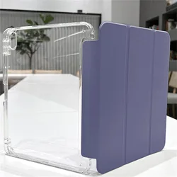 Premium Tablet Case with Pencil Holder - iPad 11th 2025 11in (Gray Blue)