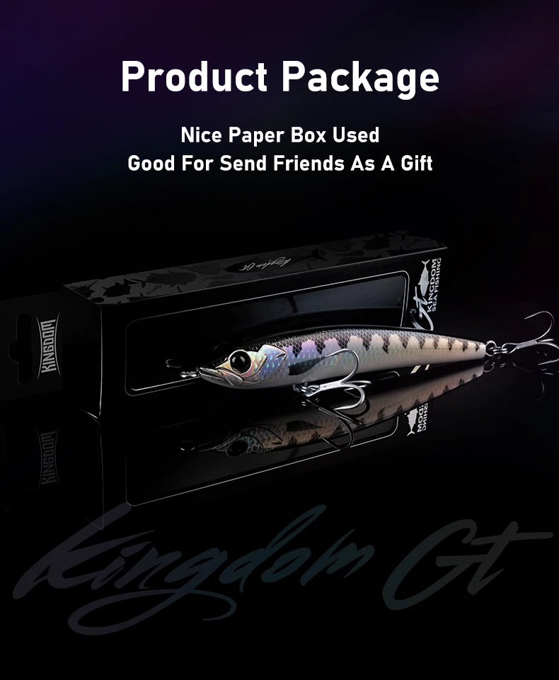 Kingdom GT Picaduo Sinking Pencil Lure 49g 69g 75g 90g Künstlicher Hartköder mit Dreifachhaken für Großwild-Stickbait-Angeln auf Thunfisch im Meer – Detail 10