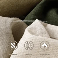 Hommes décontracté mode chemise à manches longues 100% lin coton T-shirts noir hauts blancs vêtements grande taille classique Baggy chemises hommes 5