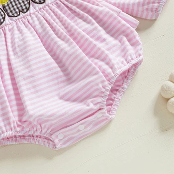 Girls Bunny Easter Jumpsuit 1
