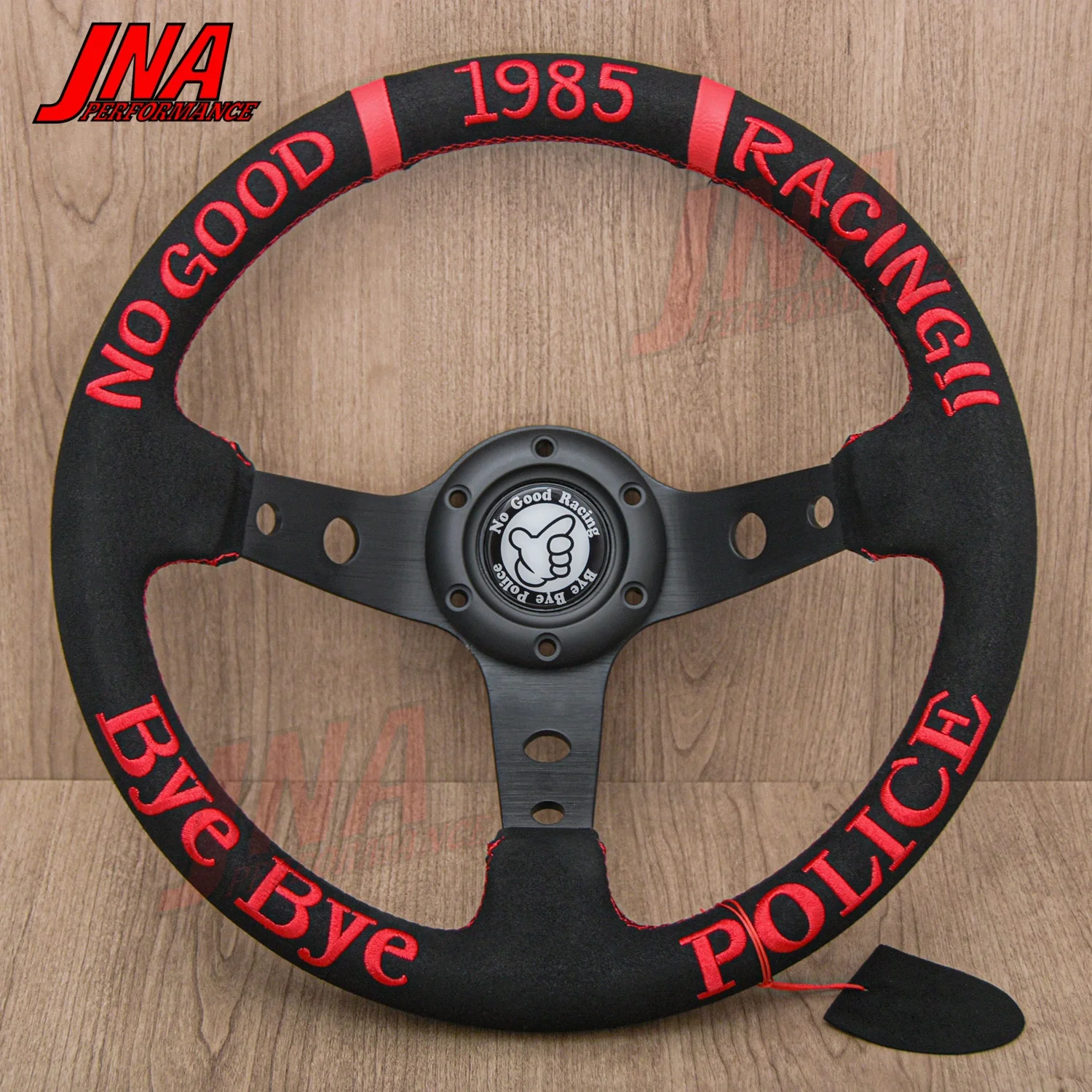 ステアリング No Good Racing 13inch JDM Drift Racing Steering Wheel No Good Racing BYE