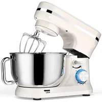 Household desktop electric egg beater,multi-functional small chef machine, automatic stainless steel mixing and kneading machine 1