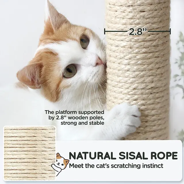 63-Inch Multi-Story Cat Tree 6
