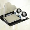 Multipurpose Projector Holder Metal Wall Mount Router Rack Practical Router Shelf Projector Shelf for Living Room Bedroom 4