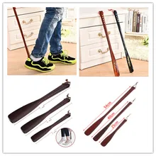

55 cm Ultra Long Mahogany Craft Wenge Wooden Shoe Horn Professional Wooden Long Handle Shoe Horn Lifter Shoehorn