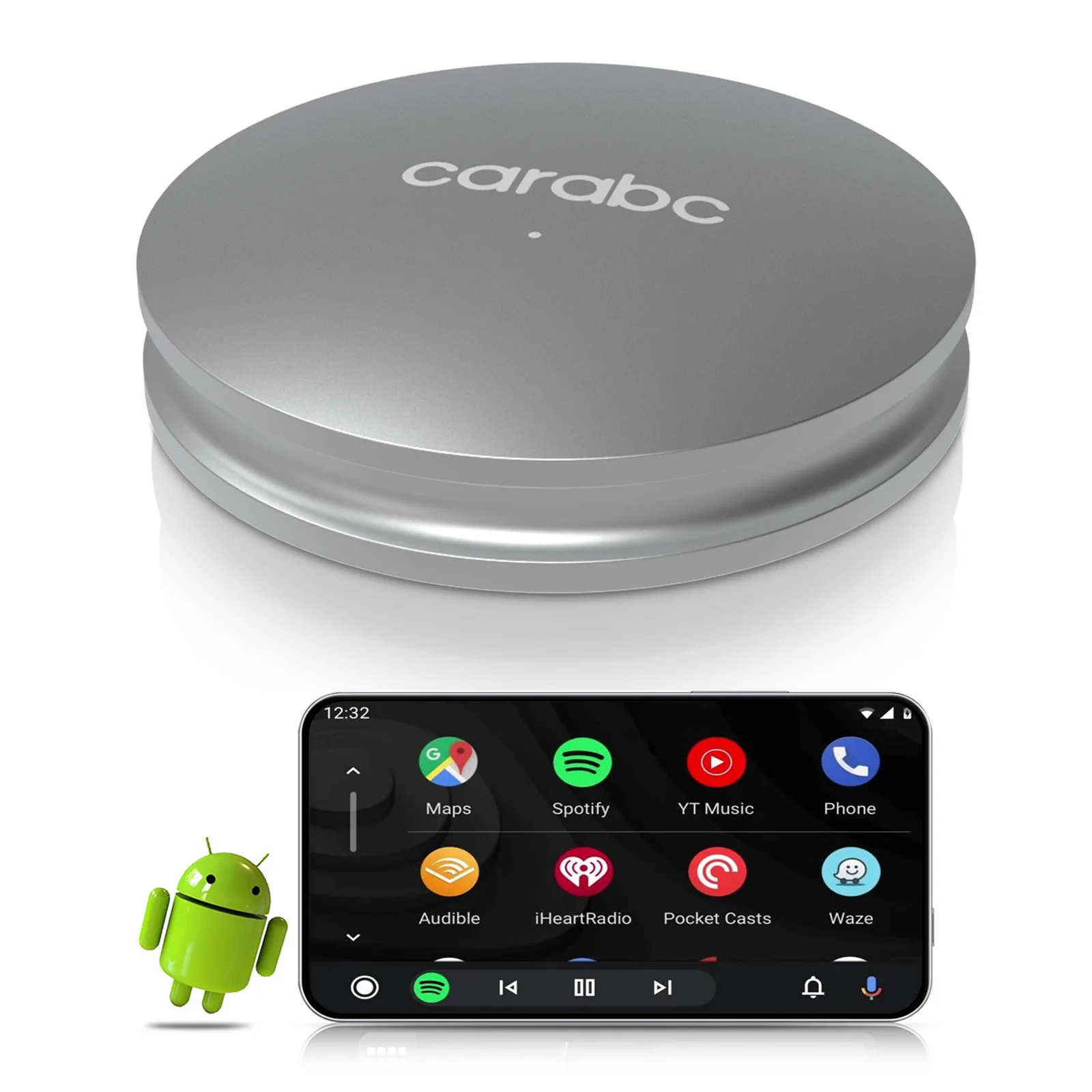 サイズ変更オプション CARabc CarPlay Android Auto Ai Box ワイヤレス