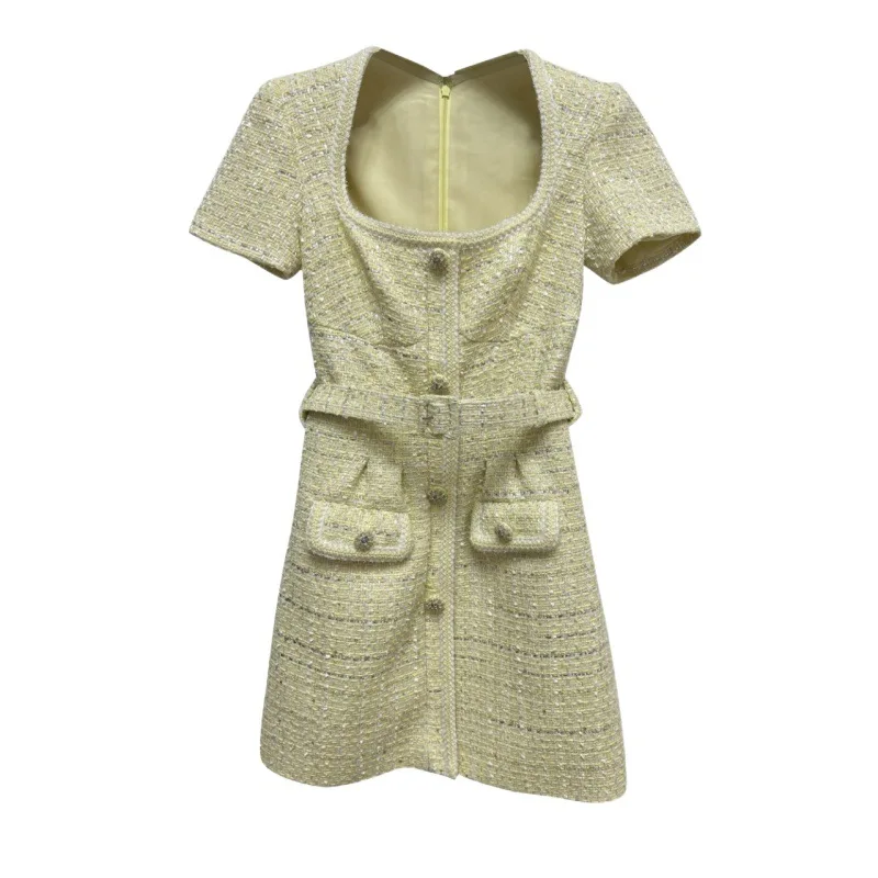 SUMMER　TWEED　DRESS　Mサイズ Maje_MFPRO02806-0259_H_1.jpg