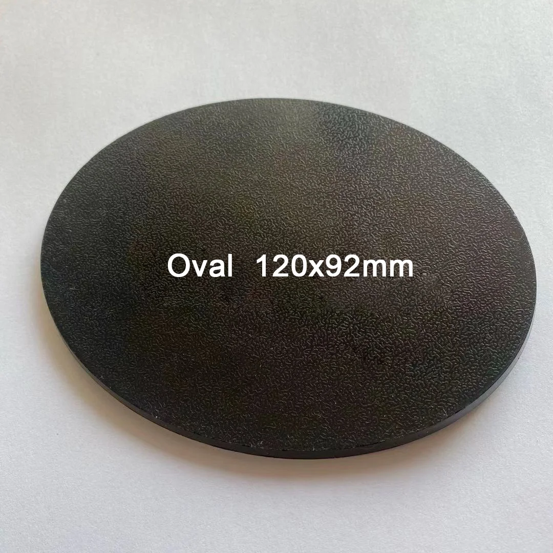 

120x92mm Oval Plastic Bases for Wargames and Gaming Miniatures