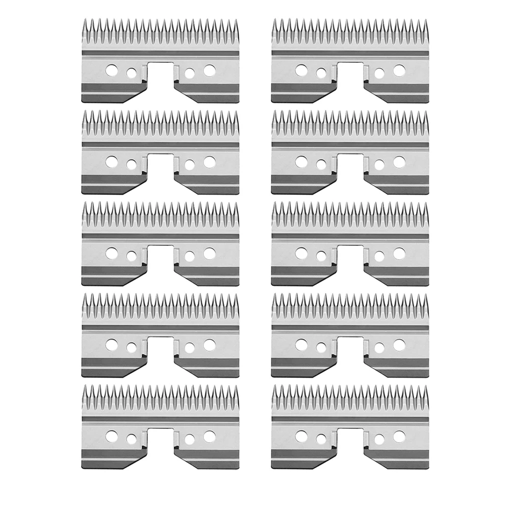 10 Pz/Lotto Lame Di Ricambio In Metallo Per Andis Oster Wahl Km A5 Series Fast Feed Clipper A5 Grooming Clippers Lama Mobile