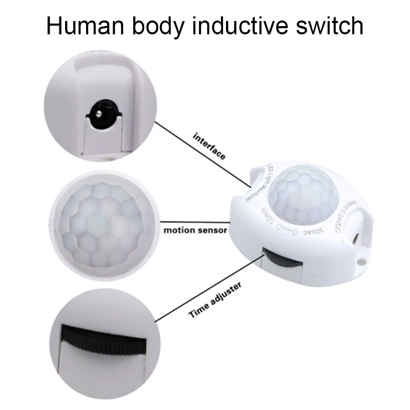 DC 5V 12V 24V 3A Highly Sensitive PIR motion Sensor Light Switch Infrared IR Sensor Detector Switch Time Delay for LED Strip