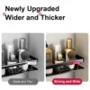 Bathroom Shelf No Drill Wall Mounted Shampoo Bottle Shower Corner Rack Toilet Storage Rack Aluminum Bathroom Kitchen Accessories 6