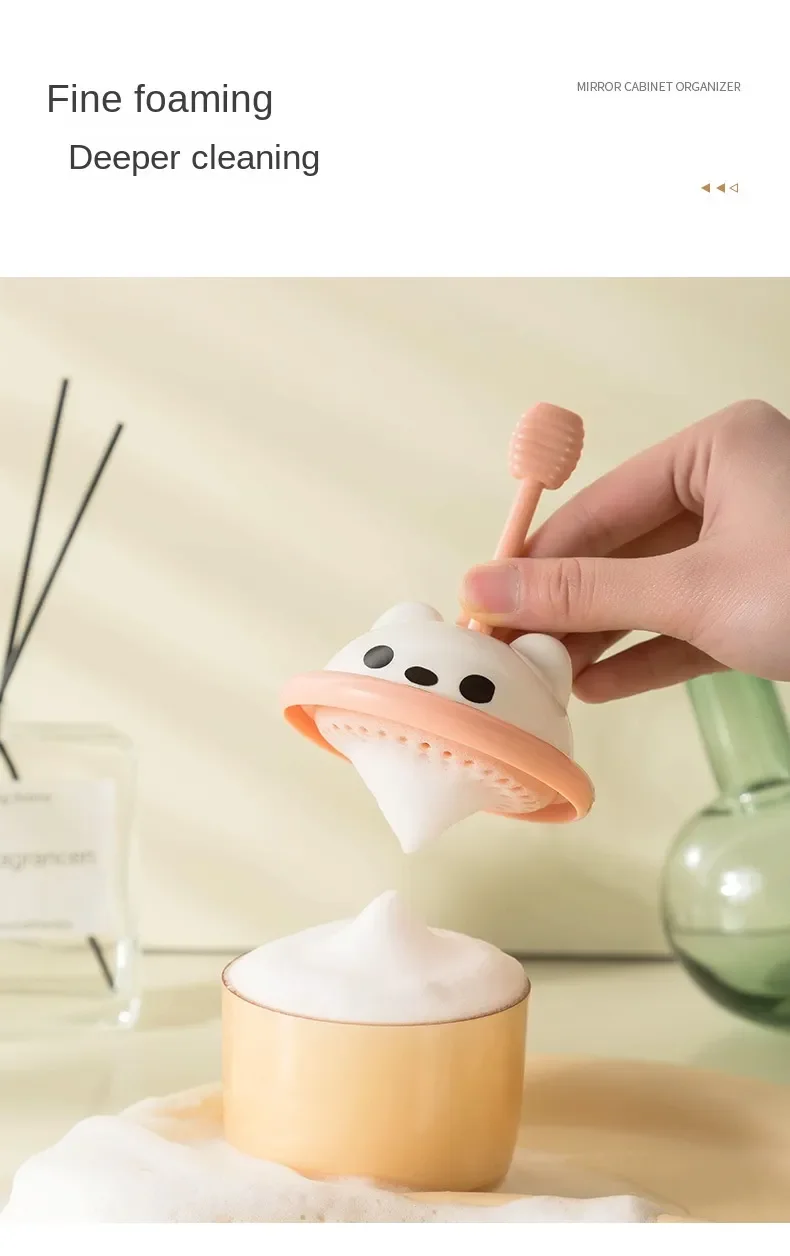 Description Picture 6 of itemFacial Cleanser Foamer Foaming Foaming Cup Bath Shampoo Foamer Foamer Suitable for Facial Cleansing Tools Foam Maker