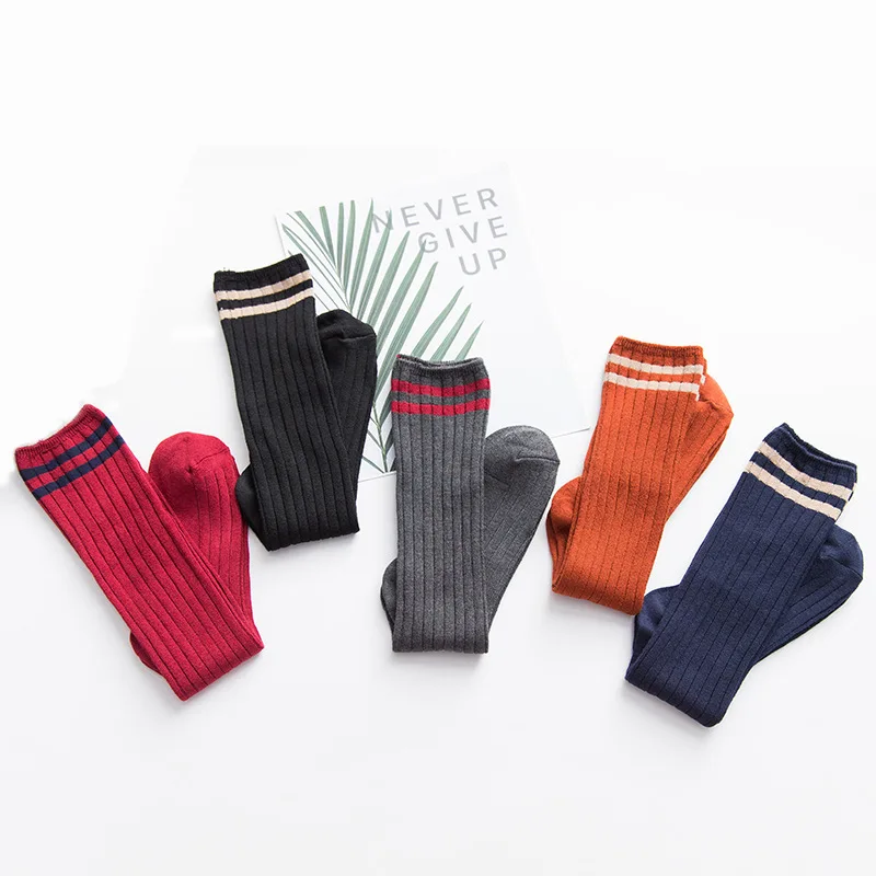 Internet celebrity tide color thin pile socks,fashionable candy color autumn and winter speckled socks collegiate stylestockings